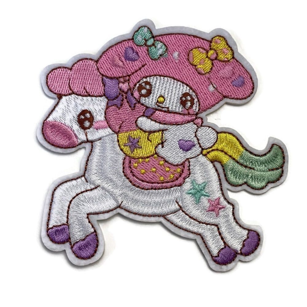 My Melody Large Embroidered Patch
